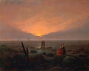 Caspar David Friedrich - Moon Rising Over the Sea