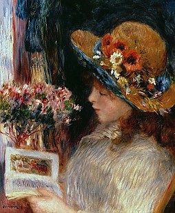 Pierre-Auguste Renoir - Reading girl