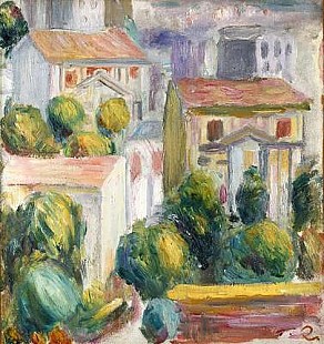 Pierre-Auguste Renoir - Houses in Cagnes