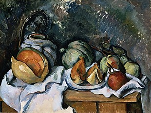 Paul Cézanne - Still Life with Fruit and a Ginger Pot