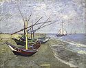 Vincent van Gogh/Fishing Boats on the Beach at Saintes-Maries-de-la-Mer Fishing Boats on the Beach at Saintes-Maries-de-la-Mer
