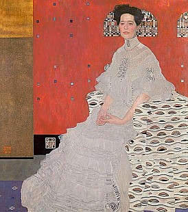 Gustav Klimt - Portrait of Fritza Riedler