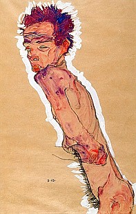 Egon Schiele - Self Portrait Nude
