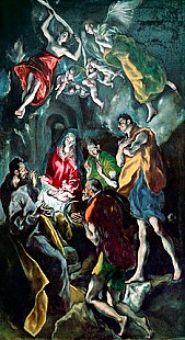 El Greco (Domenico Theotocopuli) - The Adoration of the Shepherds