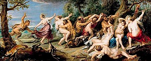 Peter Paul Rubens - Diana and her Nymphs Surprised by Fauns