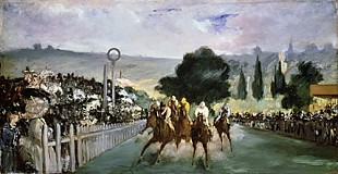 Edouard Manet - Races at Longchamp