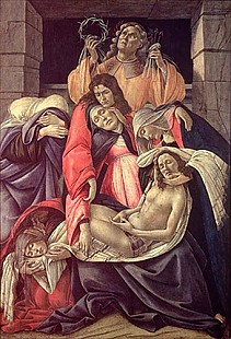 Sandro Botticelli - Lamentation over the Dead Christ