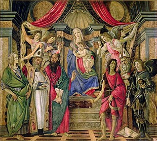 Sandro Botticelli - Virgin and Child with Saints from the Altarpiece of San Barnabas
