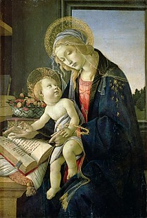 Sandro Botticelli - The Virgin Teaching the Infant Jesus to Read