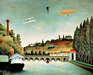 Henri Rousseau - View of the Bridge at Sevres and the Hills at Clamart, St. Cloud and Bellevue