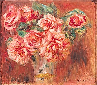 Pierre-Auguste Renoir - Roses in a Vase