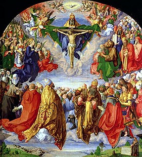 Albrecht Dürer - The Landauer Altarpiece, All Saints Day