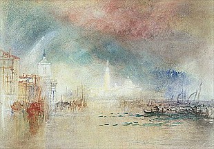 Joseph Mallord William Turner - View of Venice from La Giudecca  