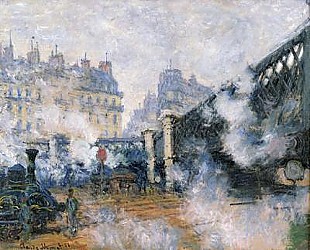 Claude Monet - The Pont de l'Europe, Gare Saint-Lazare