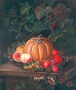 Johan Laurentz Jensen - Schule - Still life with fruits