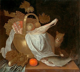 ital. Maler - Still life in a kitchen