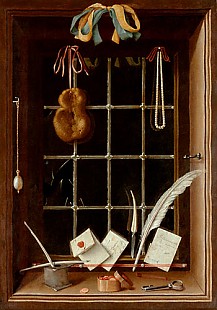 Johann Georg Hinz (Hainz) - Window picture as a Trompe l´oeil