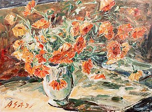 Albert Schiestl-Arding - Still life of flowers