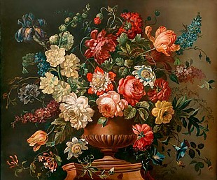 Antoine Monnoyer - Nachfolge -  The huge piece of flowers