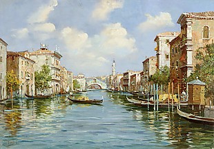Giovanni Vianello - Venice - Canale Grande with Rialtobridge