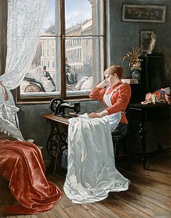 Isidor Köves - Dream at the window