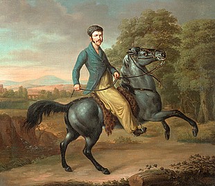 C. Focke - Horseman painting