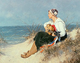 Hermann Seeger - Quiet time at beach