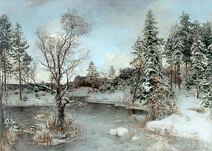 Franz Hoffmann-Fallersleben - Winterday, Thuringia, near Weimar