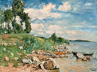 Olof Jernberg - Landscape at the coast