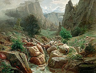 Carl Hübner - Nature walk in high mountains