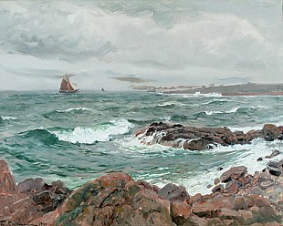 Friedrich Kallmorgen - Coast near Bornholm