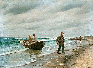 Holger Peter Svane Lübbers - fishermen landing
