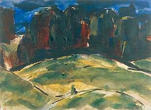Christian Rohlfs - Hilly landscape