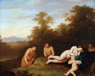 fläm. Mythologiemaler - Sleeping Venus