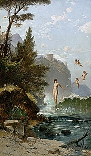 Hermann David Salomon Corrodi - Birth of Venus