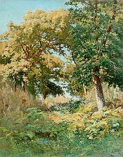Louis Cabie - Sunny forest glade