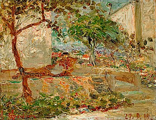 Angelo Garino - Orchard in sunlight
