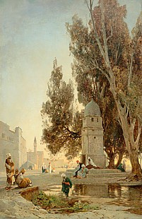 Hermann David Salomon Corrodi - Fonte sacre in Jerusalem
