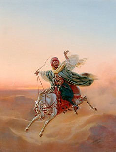 Heinrich von Mayr - The ride in the desert