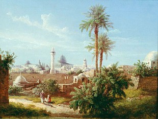 Friedrich Otto Georgi - View onto Jerusalem