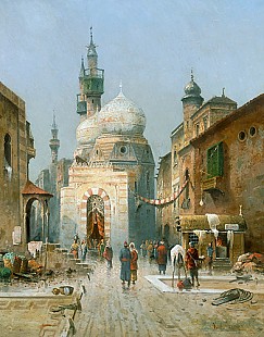 Karl Kaufmann - Oriental market scene