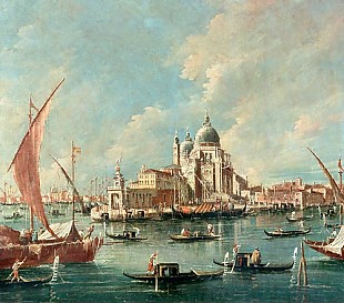 ital. Vedutenmaler - Venice, Santa Maria della Salute