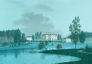 Johann Wilhelm Gottfried Barth - Views of St. Petersburger (Pair of matches)