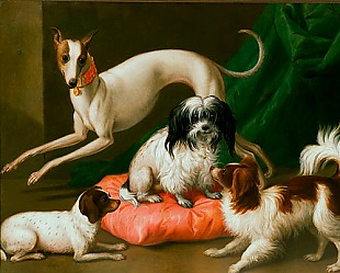 Johann Friedrich August Tischbein - Dogs of the castle