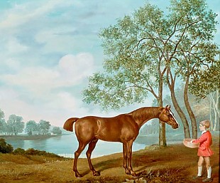 EA Monogrammist - Boy and a horse