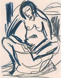 Ernst Ludwig Kirchner - Female Nude