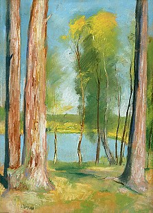 Lesser Ury - Summerday at a see