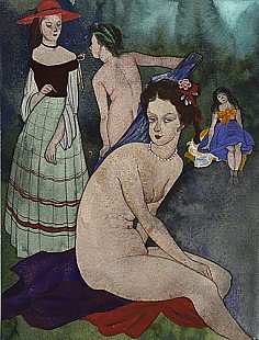 Gerda Wegener - Bathing women