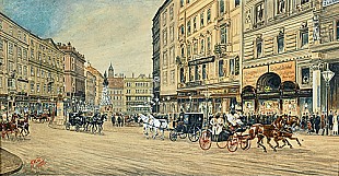 Franz Witt - Vienna street scene