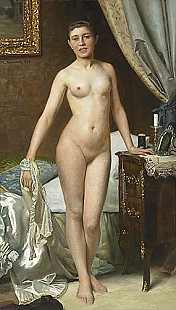 Max Nonnenbruch - Nude in an interieur